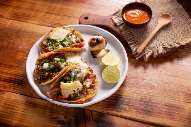 istock Homemade Tacos al pastor Mexico 1615397955