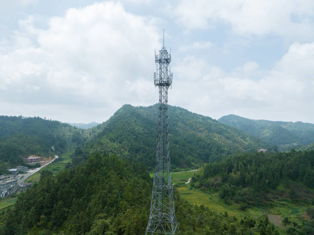 istock Mobile phone signal base station in remote areas 1615408057