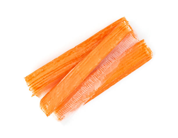 istock closeup crab sticks in packing isolated on white background 1615430641