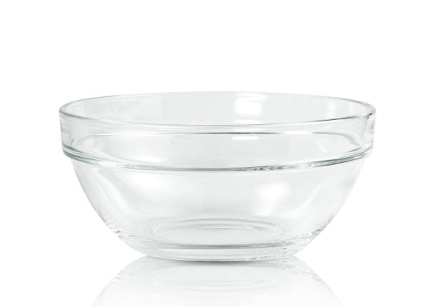 istock Transparent glass bowl isolated on white background ,include clipping path 1615435933