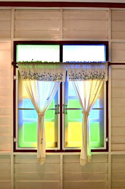 Window in room with light