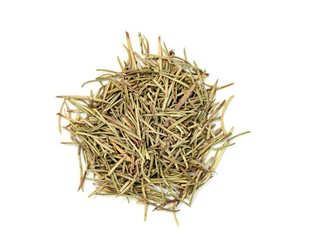 istock Dry rosemary pile isolated on white background 1615500501