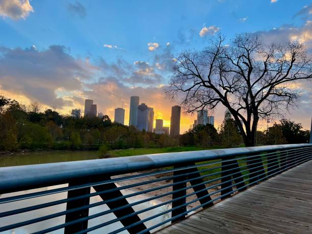 istock Sunrise, Buffalo Bayou Park, Houston - Texas 1615507869