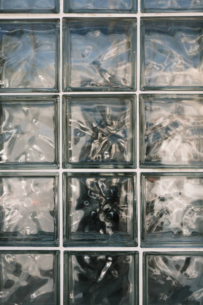 istock Part of a glass brick wall 1615508793