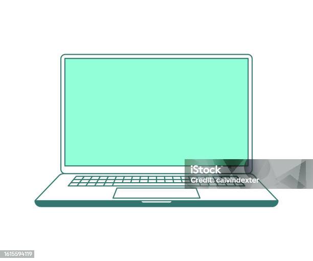 Computer Design Stock Image Laptop Computer Design Stock Illustration - Download Image Now - Blank ...