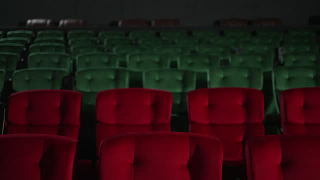 Chair for watch movie at theater.