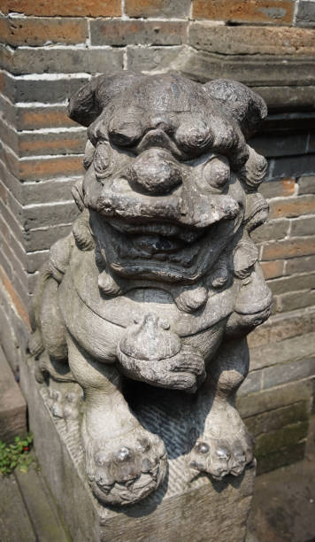 istock Chinese dragon statue for decoration at the park. 1615662771