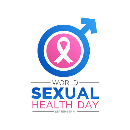 World sexual health day is observed every year in september 4. Vector template for banner, greeting card, poster with background. Vector illustration.