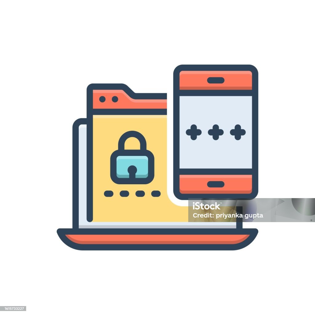 Software Authentication Vector Factor Authentication Stock Illustration - Download Image Now ...