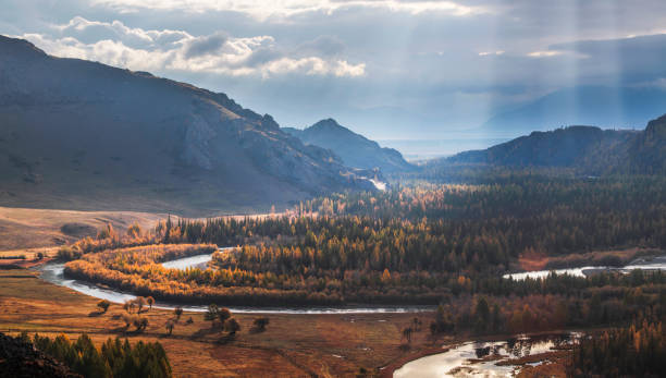 istock A river flows meandering along a picturesque valley 1615813151