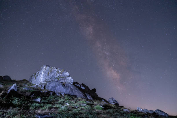 istock Milky way over Boroas rocks in Serra da Freita 1615958068