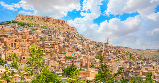 istock Mardin old town with bright blue sky - Mardin, Turkey 1615968064