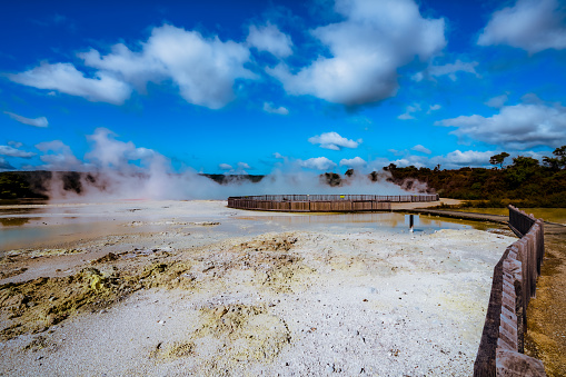 There are walking trails in Wai O Tapu for different ages