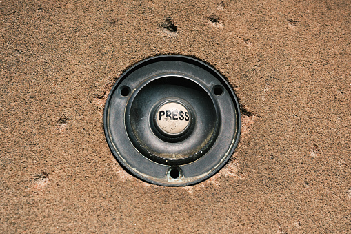 Very old push button with \