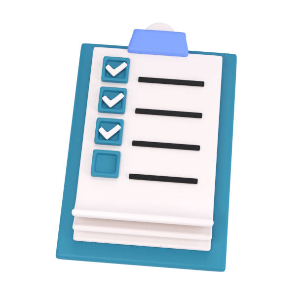 istock 3d white clipboard icon task management todo check list on turquose plane background. Work project plan concept, fast checklist, posting plan. productivity checklist 1616127045