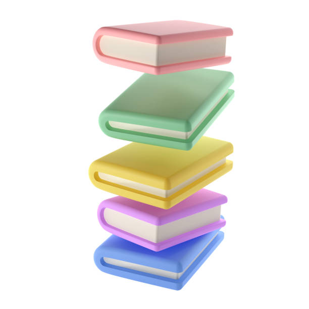 istock 3D Stack of Closed Books in air Icon Isolated with clipping path. Render Educational or Business Literature. Reading Education, E-book, Literature, Encyclopedia, Textbook Illustration 1616127051