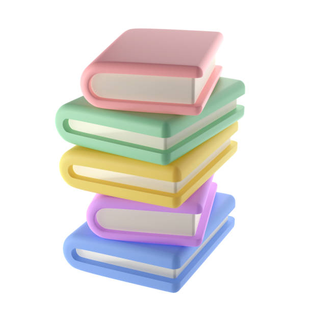 istock 3D Stack of Closed Books library Icon Isolated with clipping path. Render Educational or Business Literature. Reading Education, E-book, Literature, Encyclopedia, Textbook Illustration 1616127054