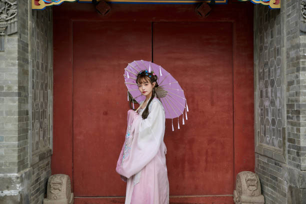 istock An Eastern beauty dressed in ancient attire 1616152291