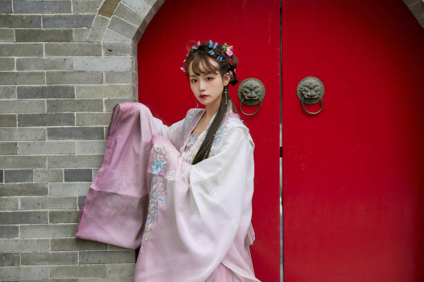 istock An Eastern beauty dressed in ancient attire 1616155089