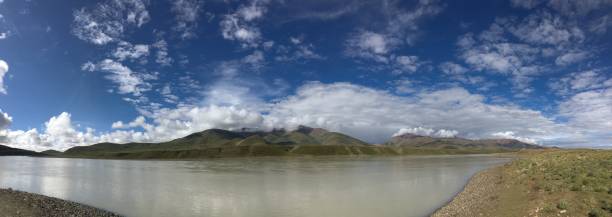 istock Brahmaputra River in August in Tibet, China. 1616232620