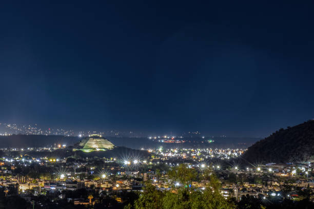 istock Pyramid Enchantment - Nocturnal Queretaro, El Pueblito 1616324191