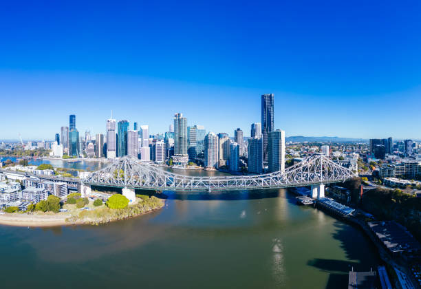 istock Story Bridge and Brisbane Skyline in Australia 1616341505