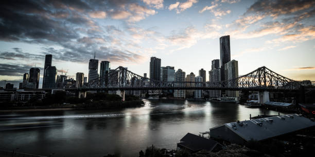 istock Story Bridge and Brisbane Skyline in Australia 1616341506