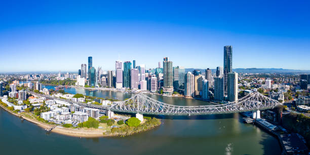 istock Story Bridge and Brisbane Skyline in Australia 1616341511