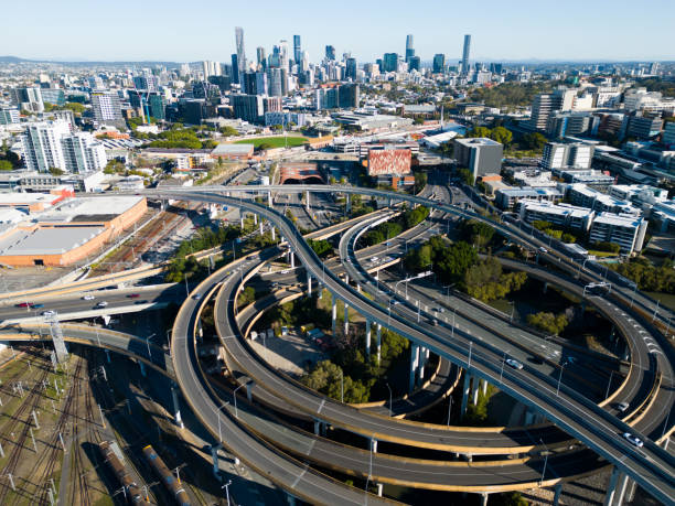 istock Bowen Hills Interchange in Brisbane Australia 1616341514
