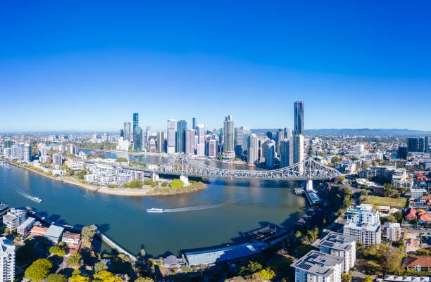 istock Story Bridge and Brisbane Skyline in Australia 1616341517