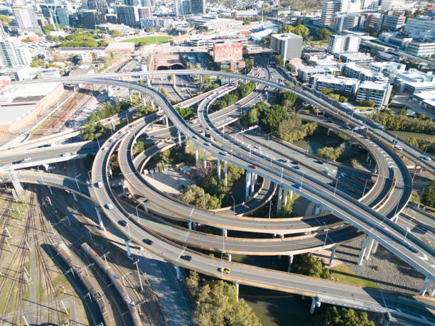 istock Bowen Hills Interchange in Brisbane Australia 1616341519