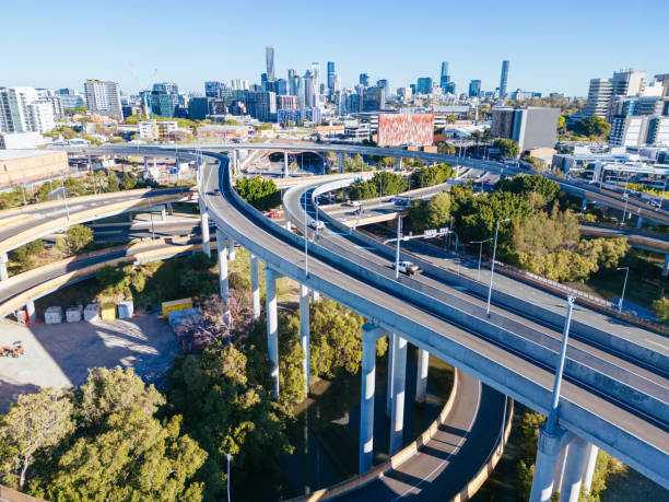 istock Bowen Hills Interchange in Brisbane Australia 1616342047