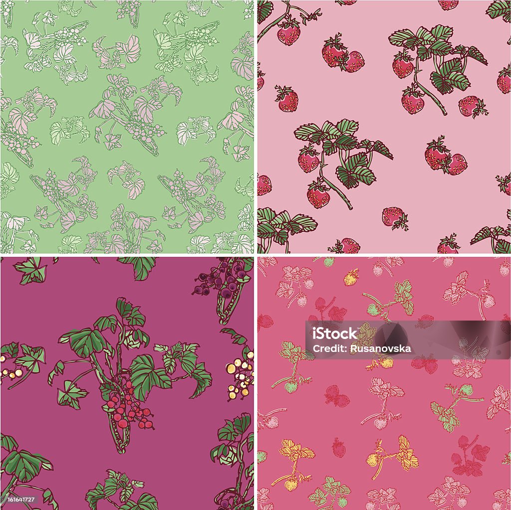 Berry Basic Patterns Berries Patterns Stock Illustration - Download Image Now - Backgrounds ...