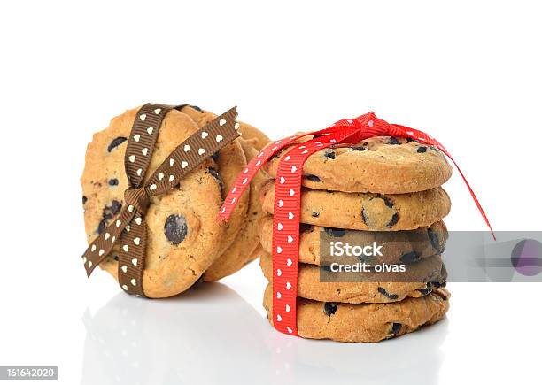 Cookies Eingerichtet Mit Rüschen Stockfoto und mehr Bilder von Braun - Braun, Chocolate Chip, Farbbild