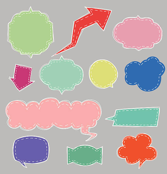 Speech bubbles vector2 vector art illustration