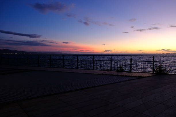 istock Dusk and sunset in Rinku Park 1616447952