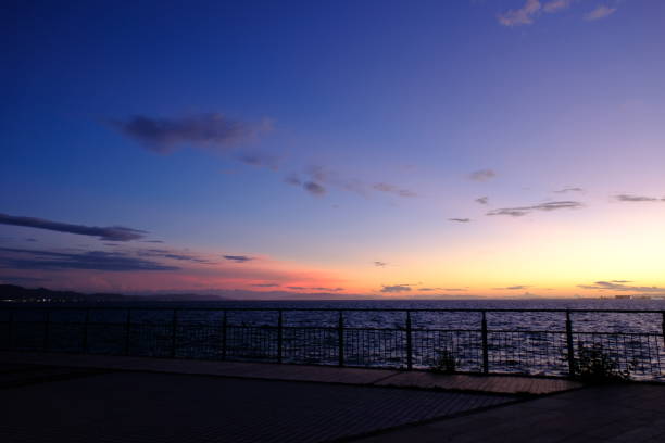 istock Dusk and sunset in Rinku Park 1616448145