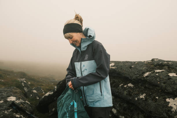 istock Wet and windy hike on Ben Rinnes, Scotland 1616549630