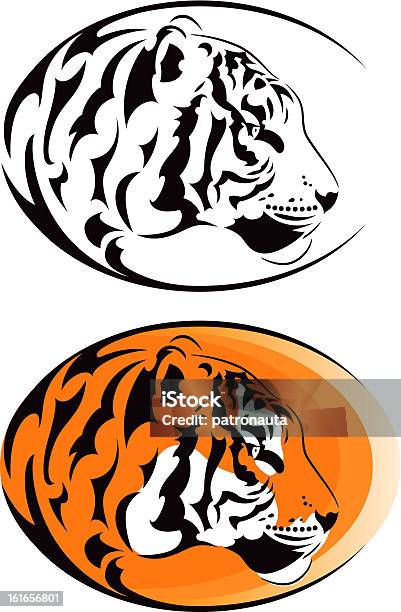 Tigre - Immagini vettoriali stock e altre immagini di Tigre bianca - Tigre bianca, Albino, Animale