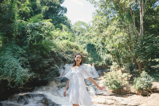 istock Nature exploration surrounding her self with fresh air and peaceful landscape 1616602361
