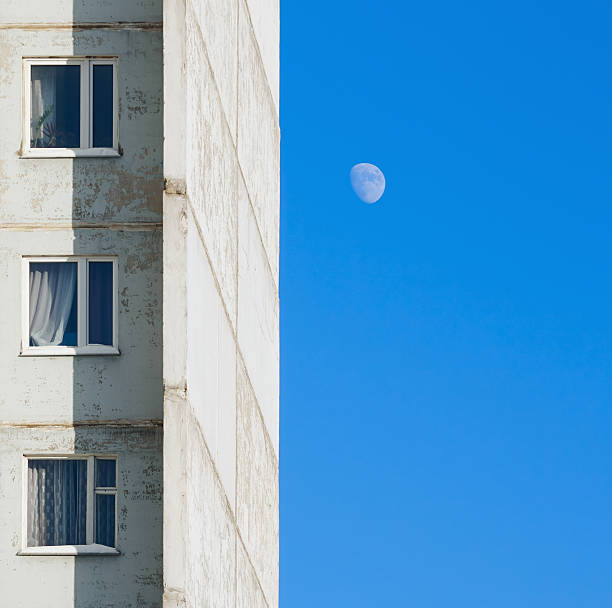 istock fragment apartment house with the moon 161661385
