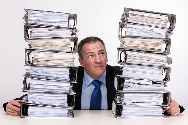 istock To much  work for one person 161661639
