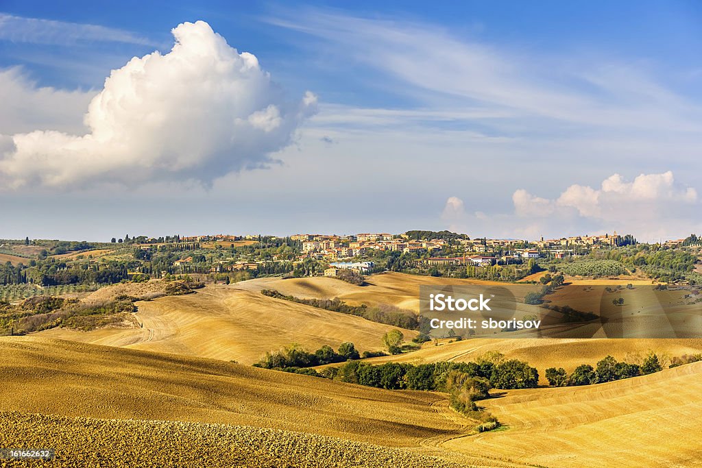 Paysage en Toscane - Photo de Agriculture libre de droits