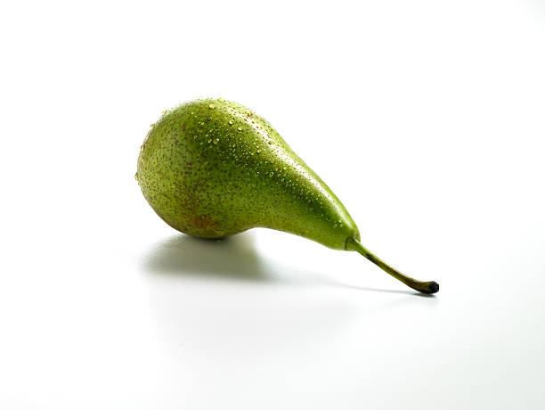 Single pear stock photo