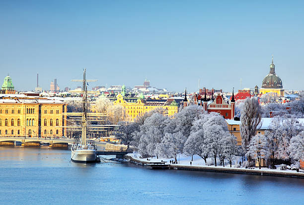 città di stoccolma, svezia - stockholm foto e immagini stock