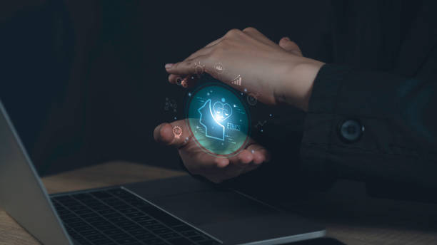 istock Businessman holding virtue ethics inside human mind, moral, strategy, attitude, behavior. Investment sustainable development. The effective compliance and business ethics . 1616645729
