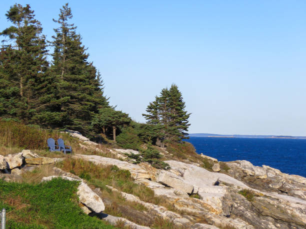 istock Rocky Maine coastline looking toward the Atlantic Ocean 1616660359