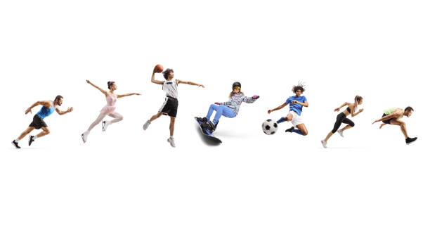 istock Male and female athletes practicing different sports 1616660390