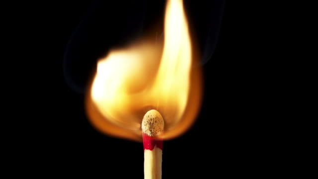 Igniting Match Slow Motion