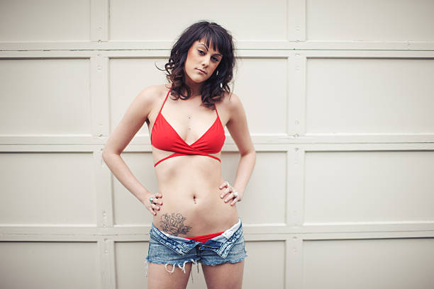 istock Garage Swimsuit Woman 161672438